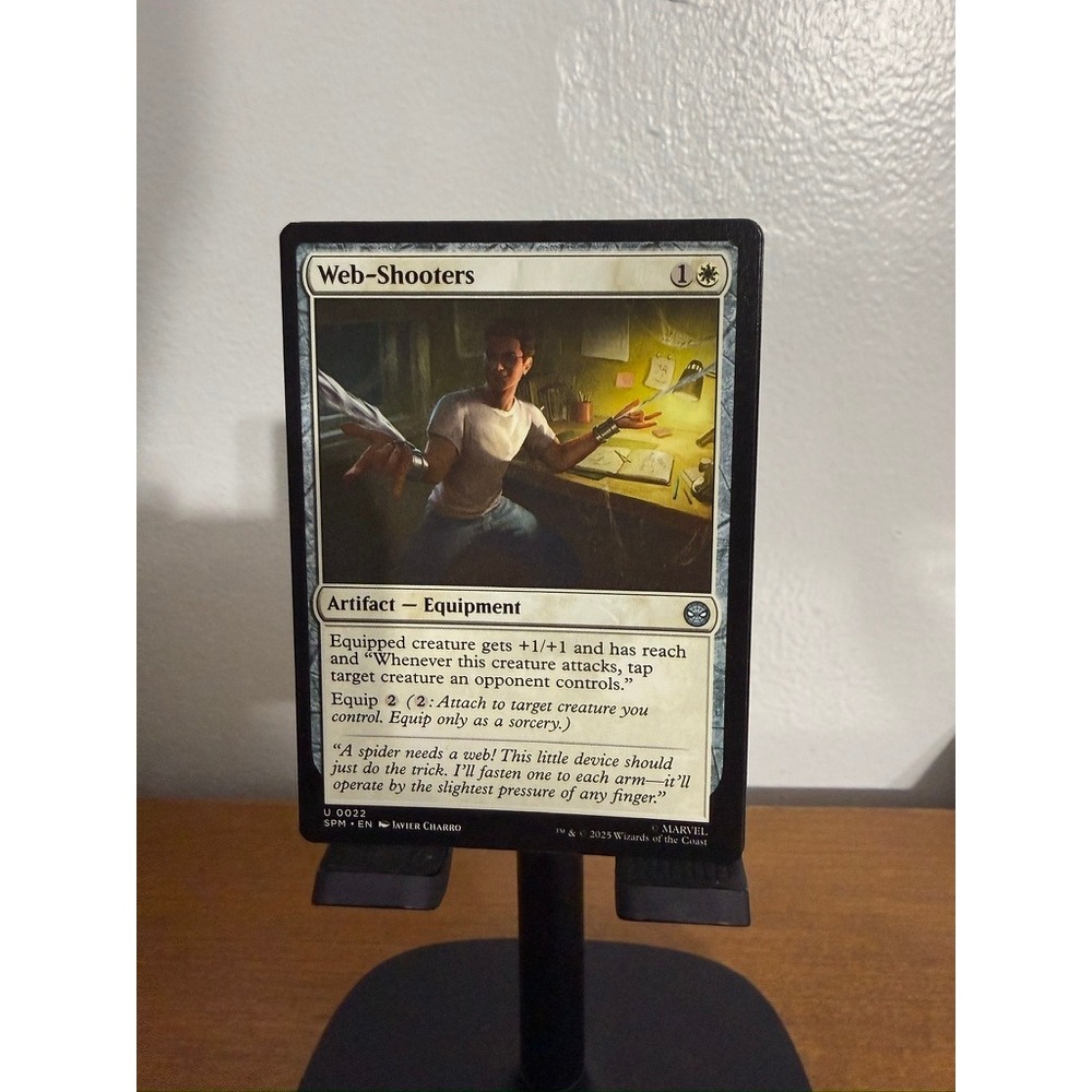 MTG Marvel Spider-Man Web-Shooters 0022 SPM Artifact Equipment Card White